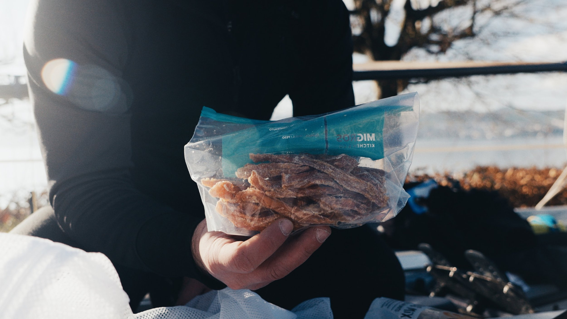 Expedition food rations packed in bags